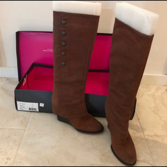 Vince Camuto Shoes - Vince Camuto Almay Whiskey Suede Knee High Boot